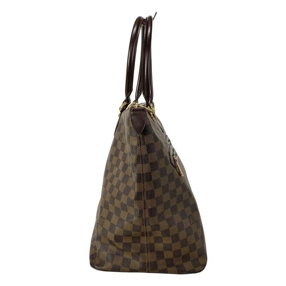 LOUIS VUITTON Saleya GM Ebene Damier - Unclear Handbag Damier Canvas 877-042525 - Picture 4 of 14